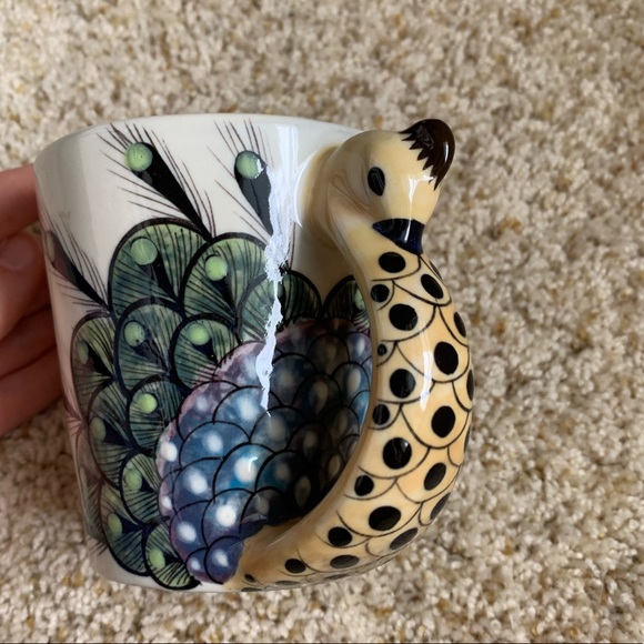 Vintage Other - Vintage Peacock mug